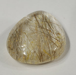 Rutilated Quartz Cabochon