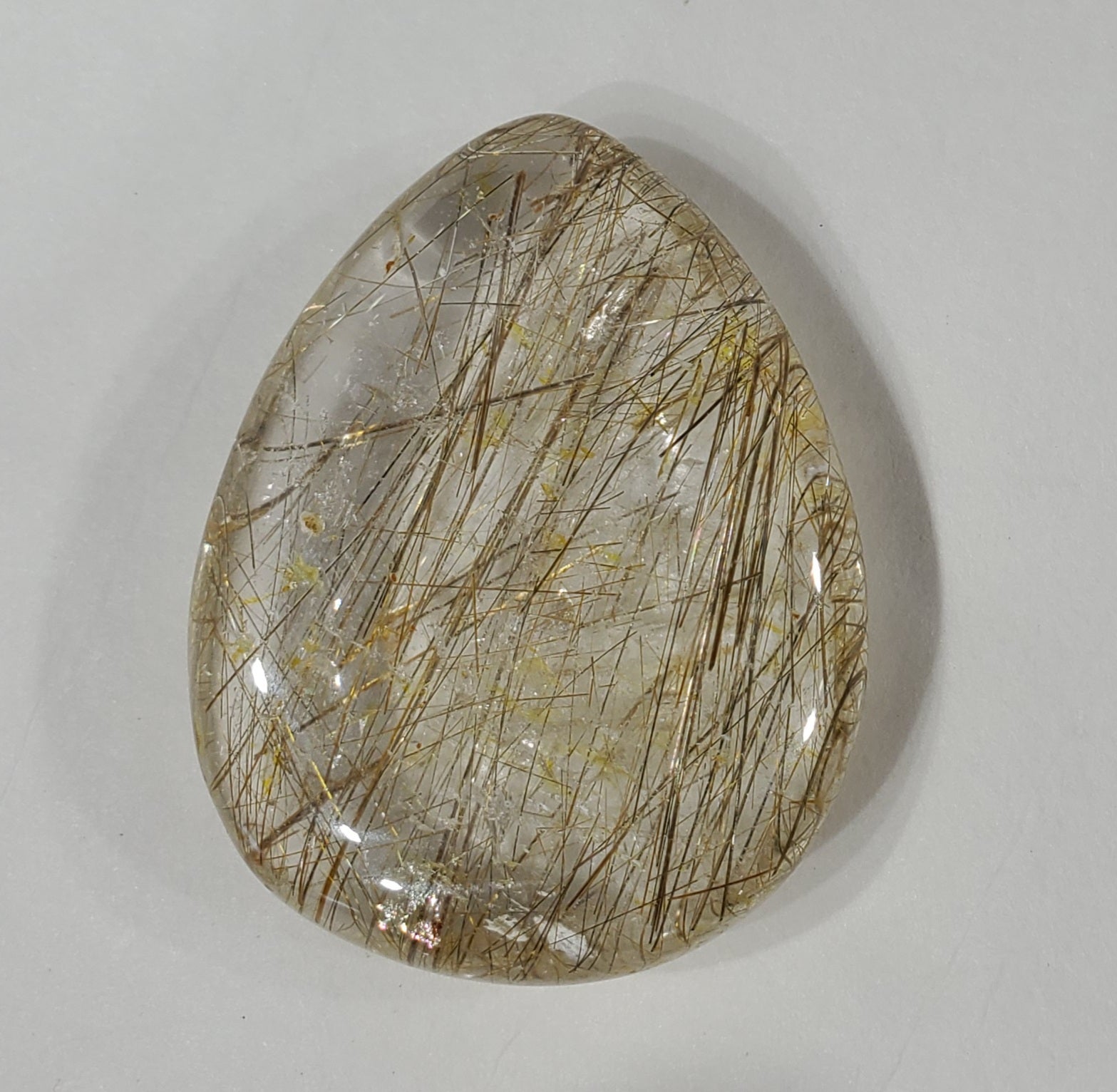 Rutilated Quartz Cabochon