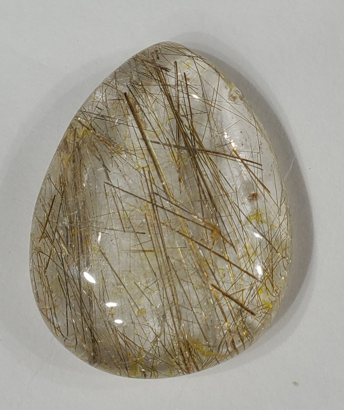 Rutilated Quartz Cabochon