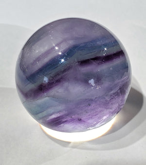 Rainbow Fluorite Sphere, China