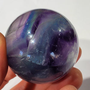 Rainbow Fluorite Sphere, China