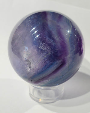 Rainbow Fluorite Sphere, China