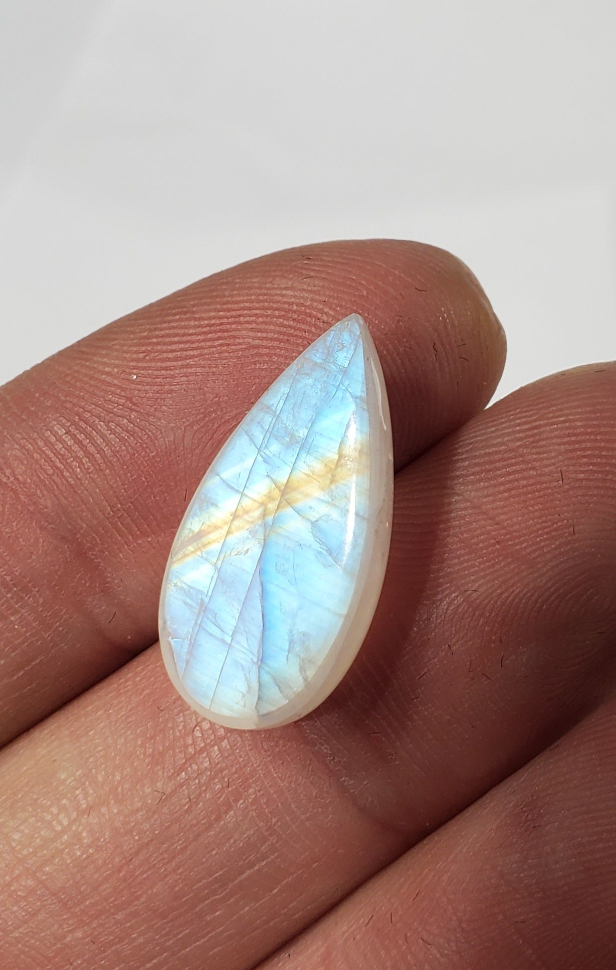 Rainbow Moonstone Cabochon