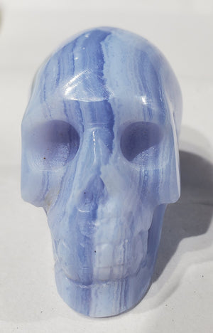 Blue Lace Agate Skull, Indonesia