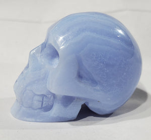 Blue Lace Agate Skull, Indonesia