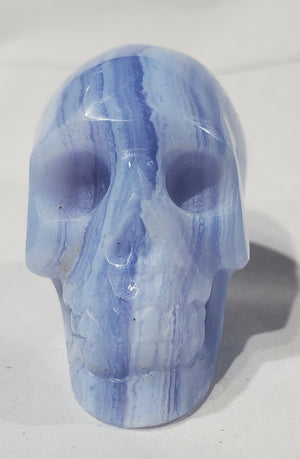 Blue Lace Agate Skull, Indonesia