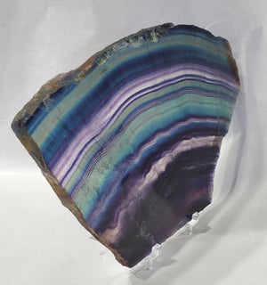 Rainbow Fluorite Slab, China