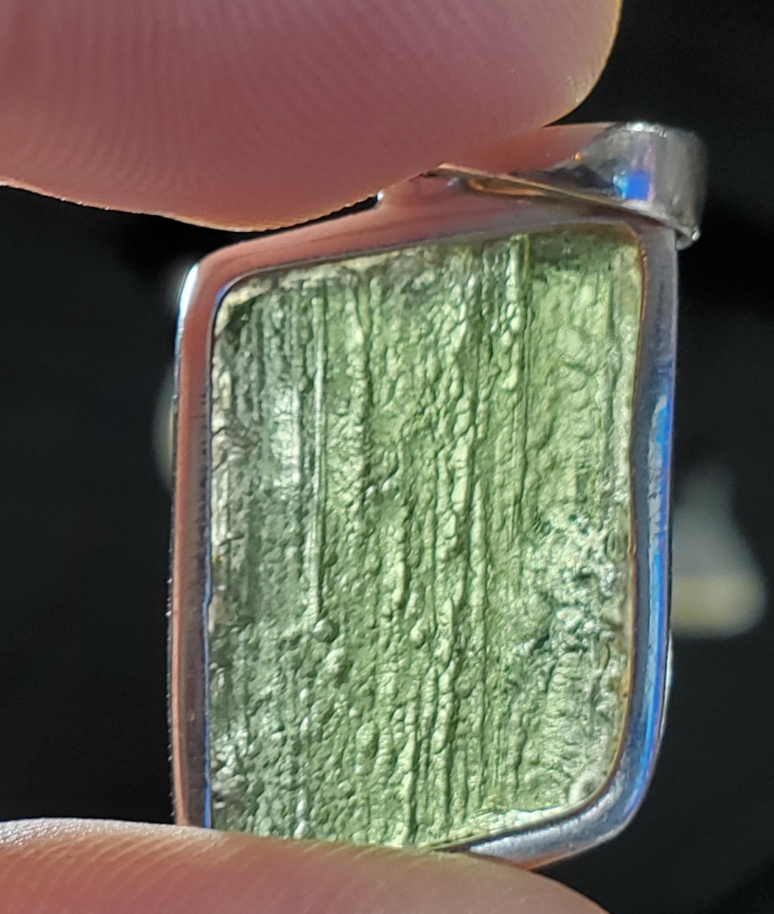 Moldavite Pendant