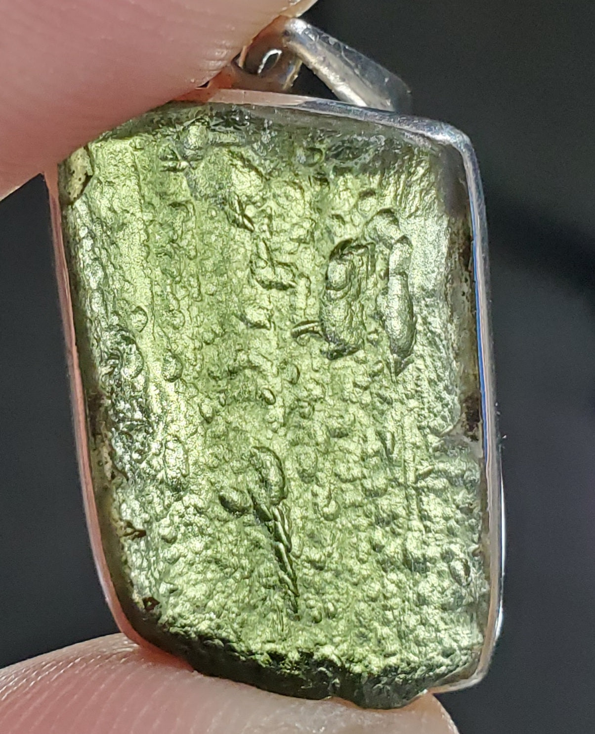 Moldavite Pendant