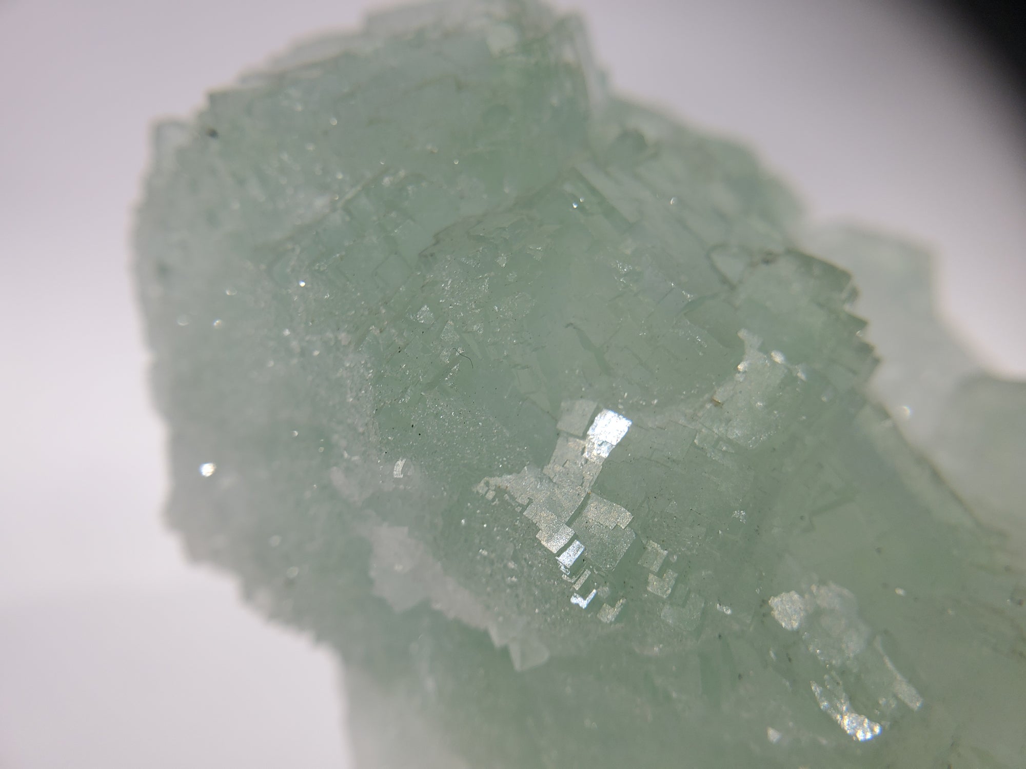 Fluorite on Quartz, China