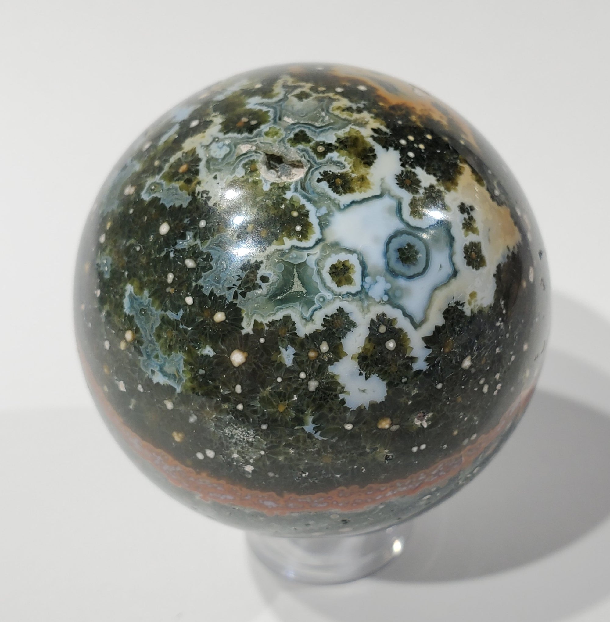 Ocean Jasper Sphere, Madagascar