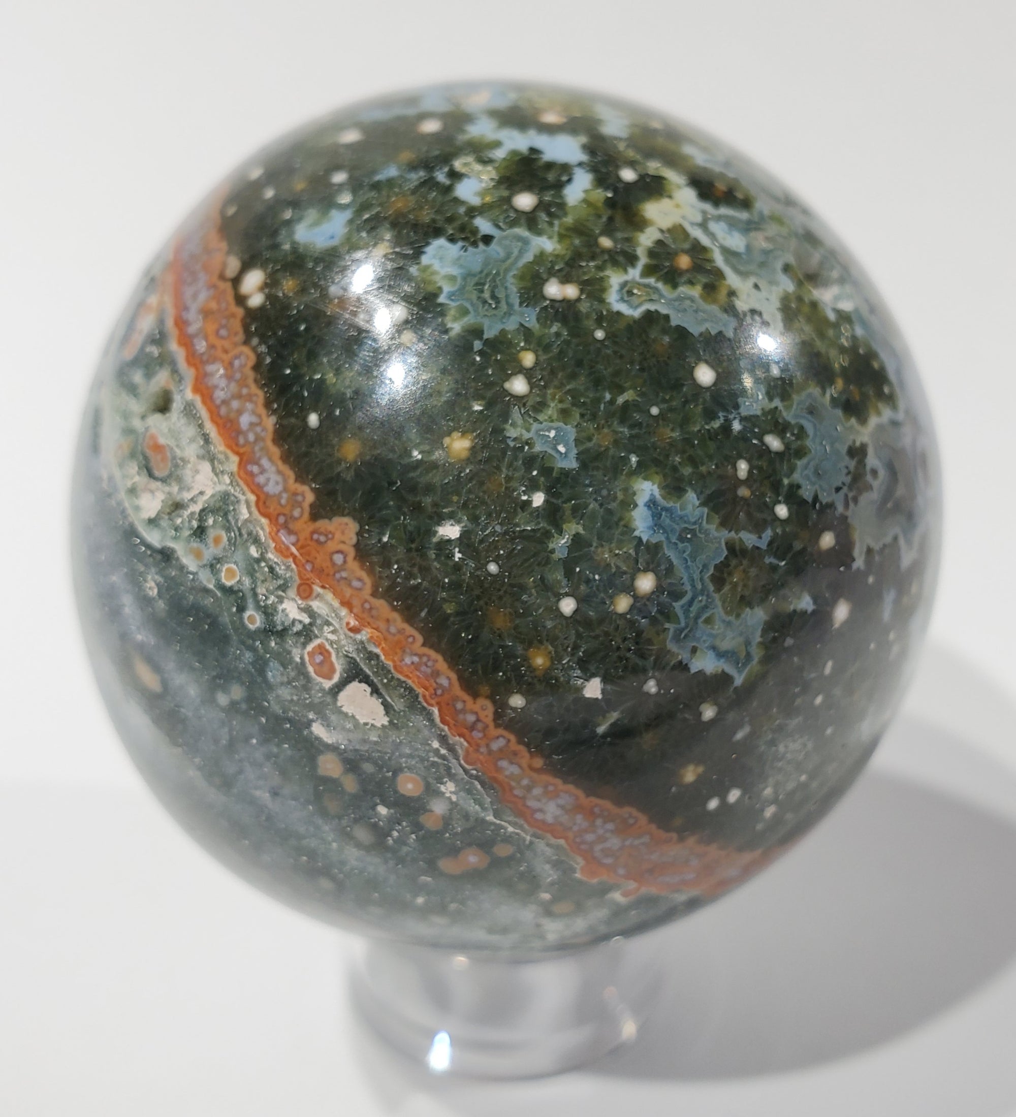 Ocean Jasper Sphere, Madagascar