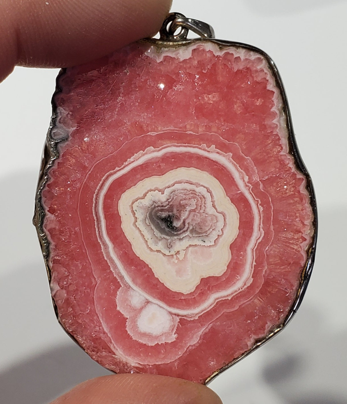 Rhodochrosite Stalactite Pendant