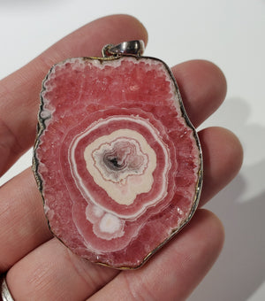 Rhodochrosite Stalactite Pendant