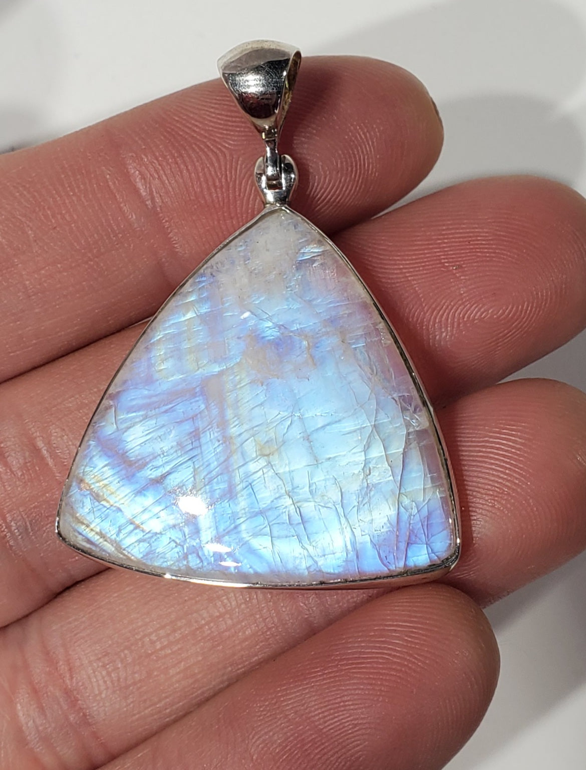 Rainbow Moonstone Pendant