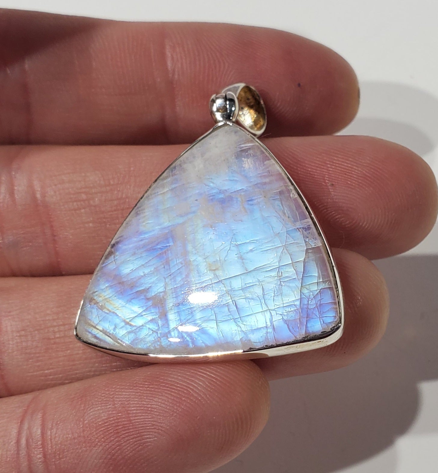 Rainbow Moonstone Pendant