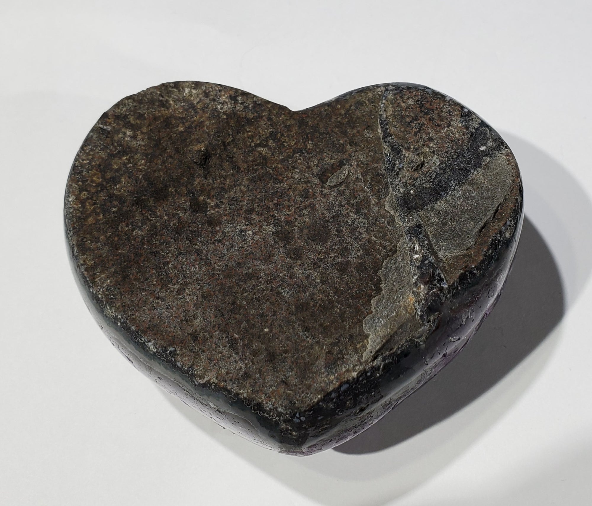 Amethyst Geode Heart, Uruguay