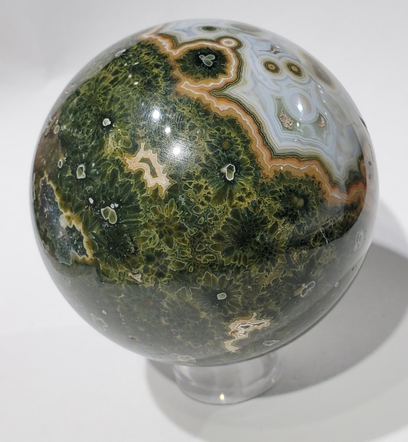 Ocean Jasper Sphere, Madagascar