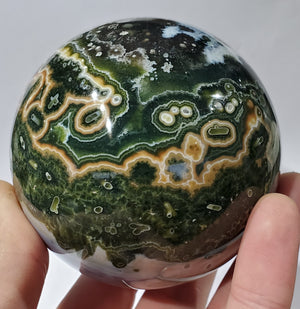 Ocean Jasper Sphere, Madagascar