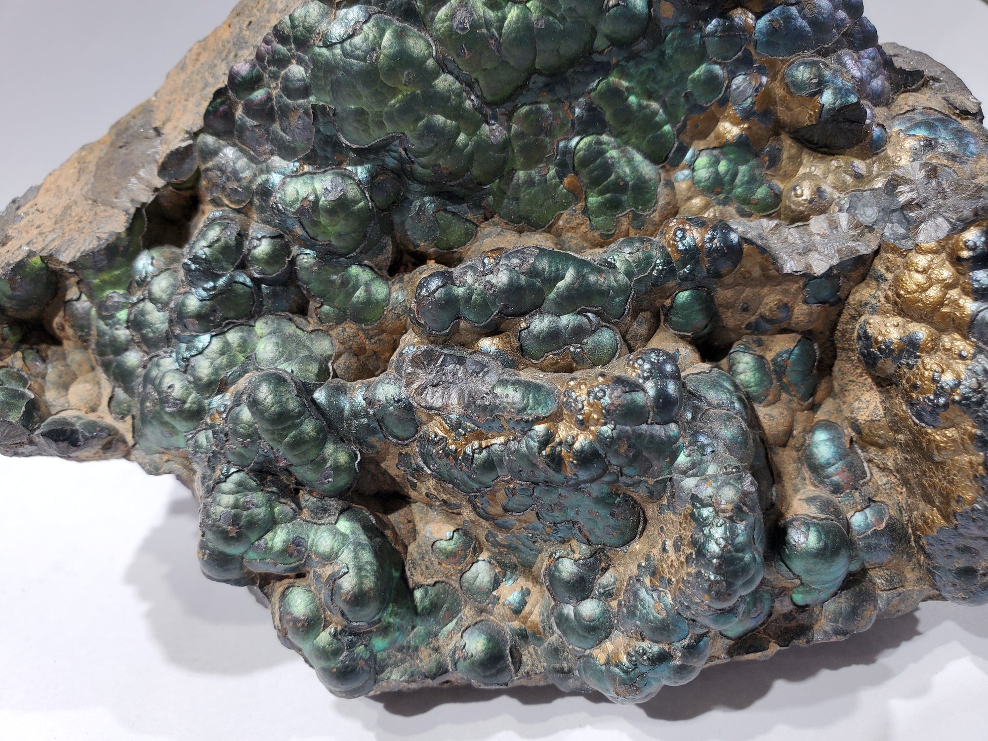 Iridescent Botryoidal Hematite, Morocco