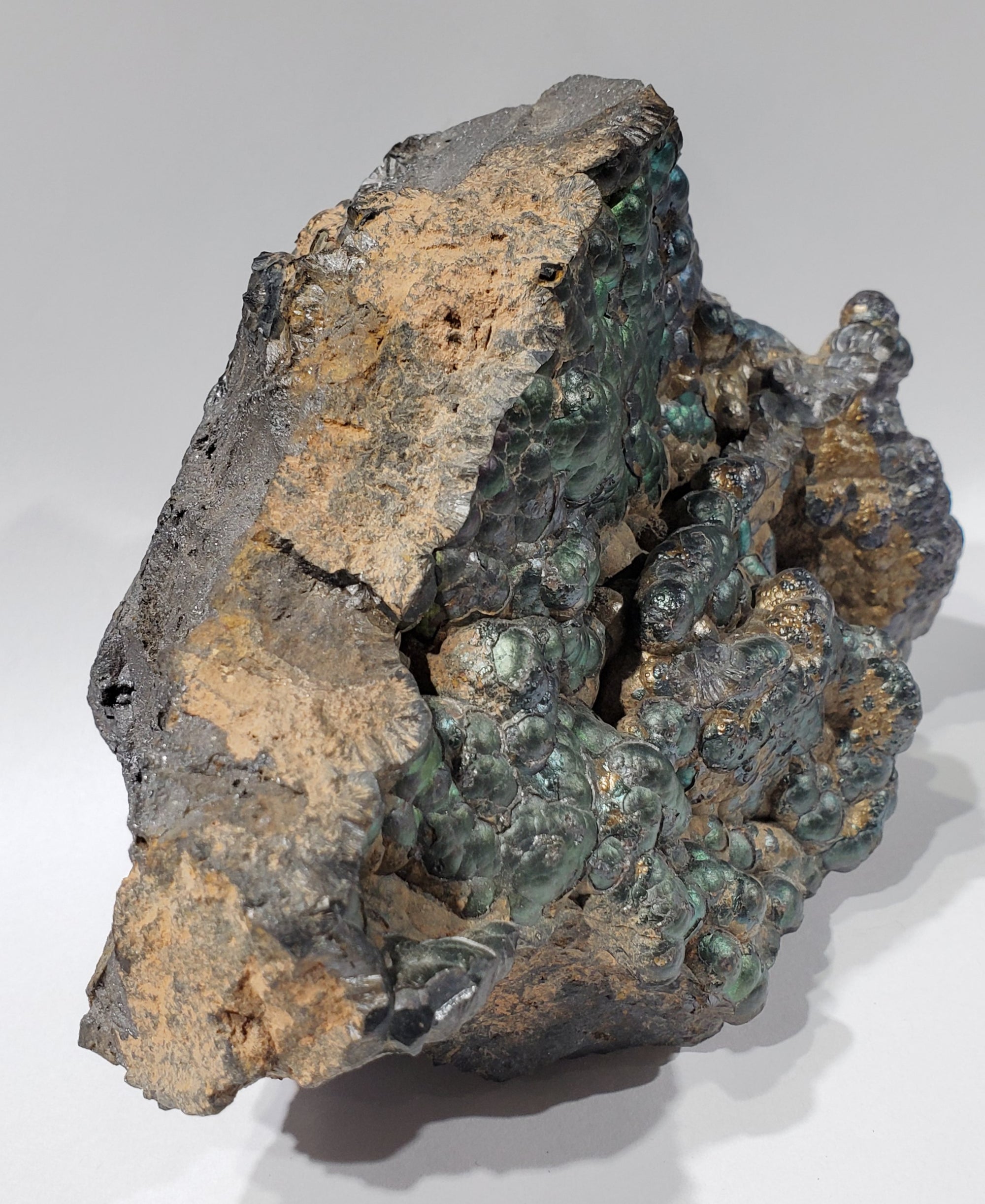 Iridescent Botryoidal Hematite, Morocco