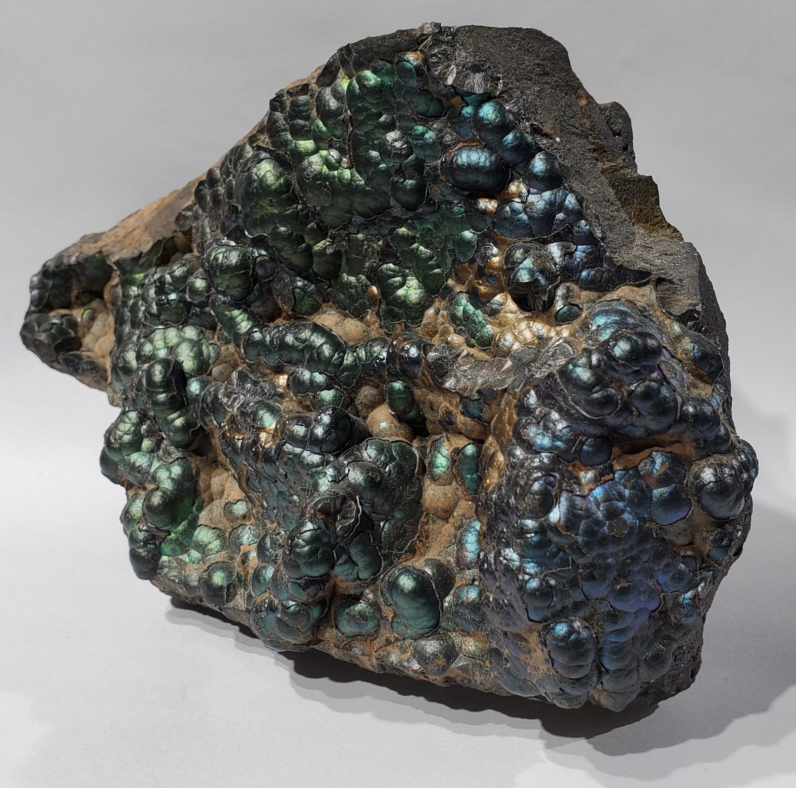 Iridescent Botryoidal Hematite, Morocco
