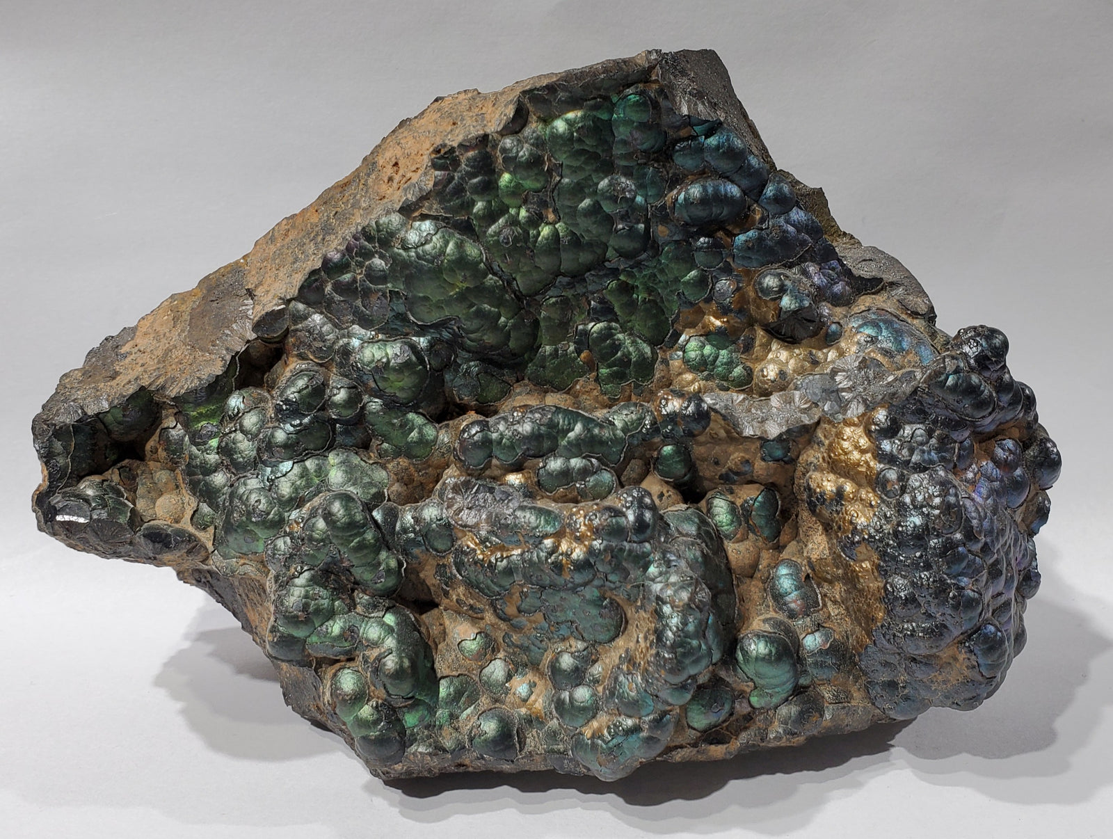 Iridescent Botryoidal Hematite, Morocco