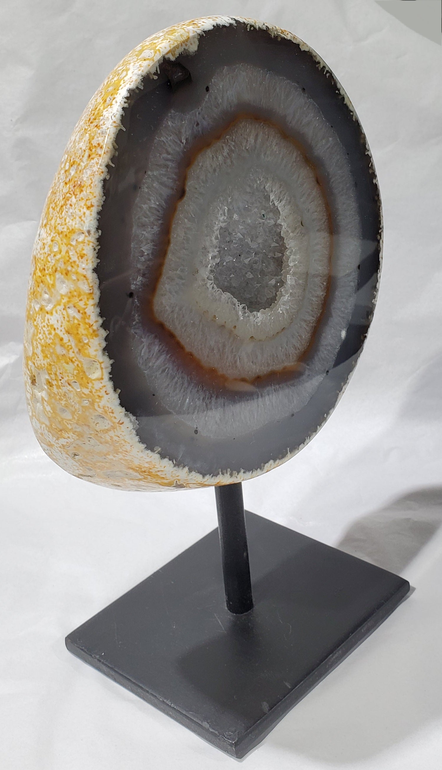 Geode on Custom Metal Stand, Brasil