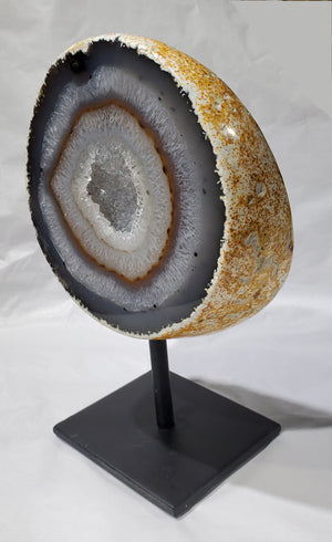 Geode on Custom Metal Stand, Brasil