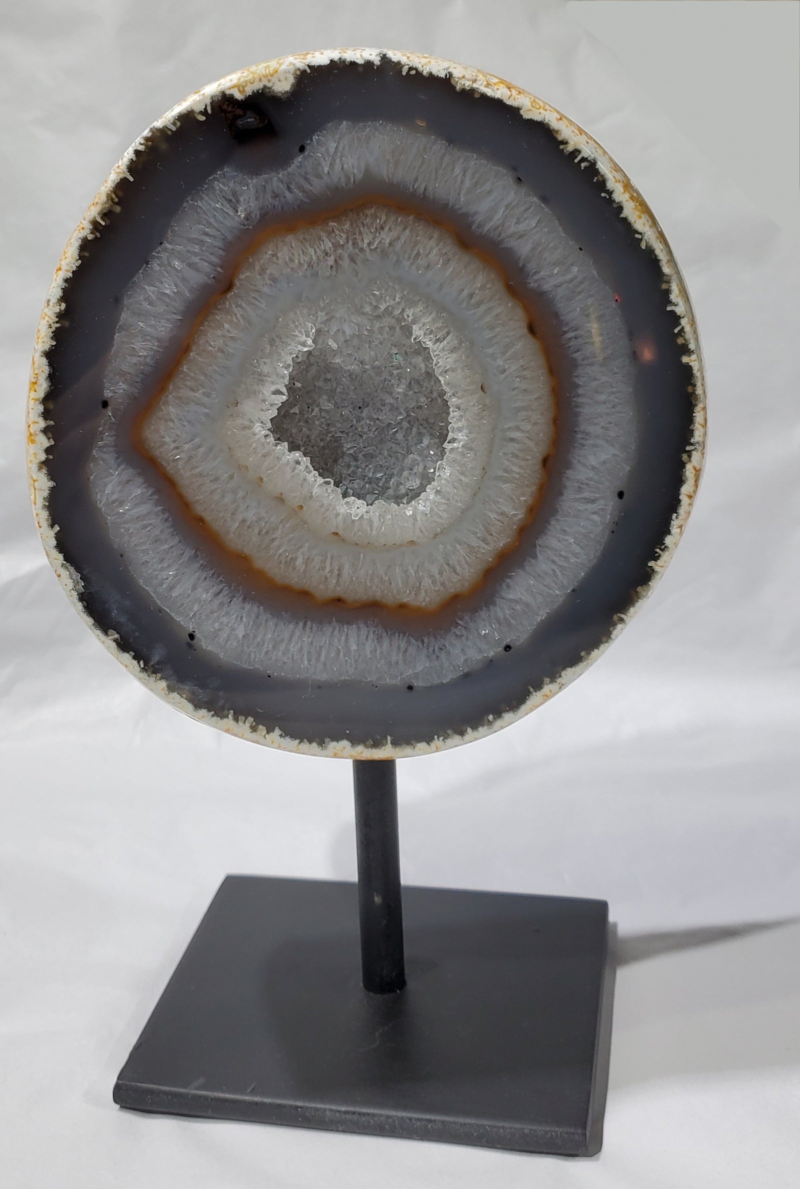 Geode on Custom Metal Stand, Brasil