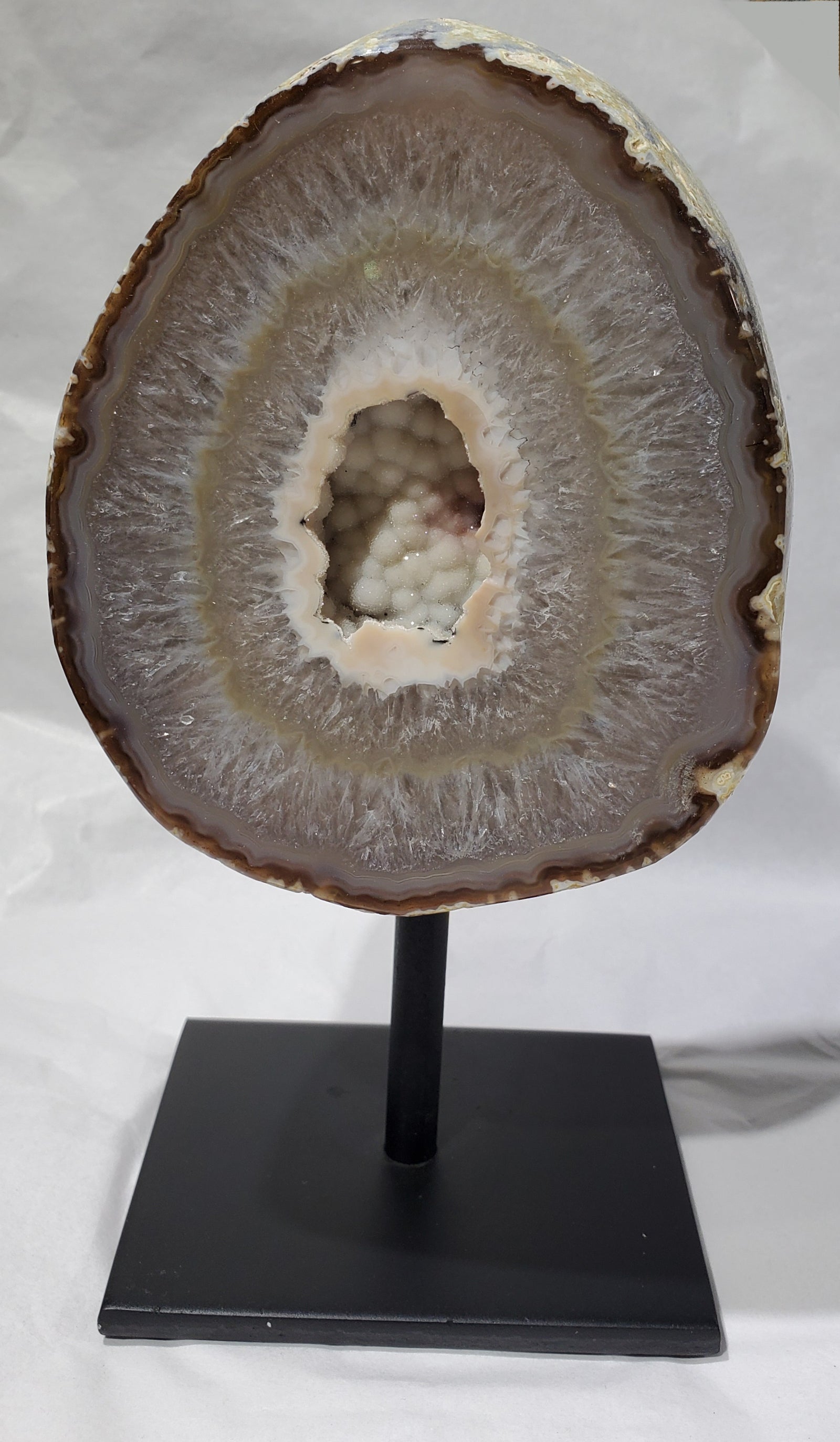 Geode on Custom Metal Stand, Brasil