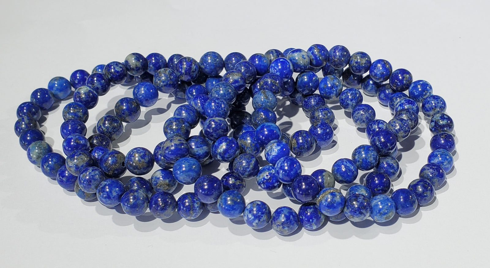 Lapis Lazuli Bead Bracelet 8mm