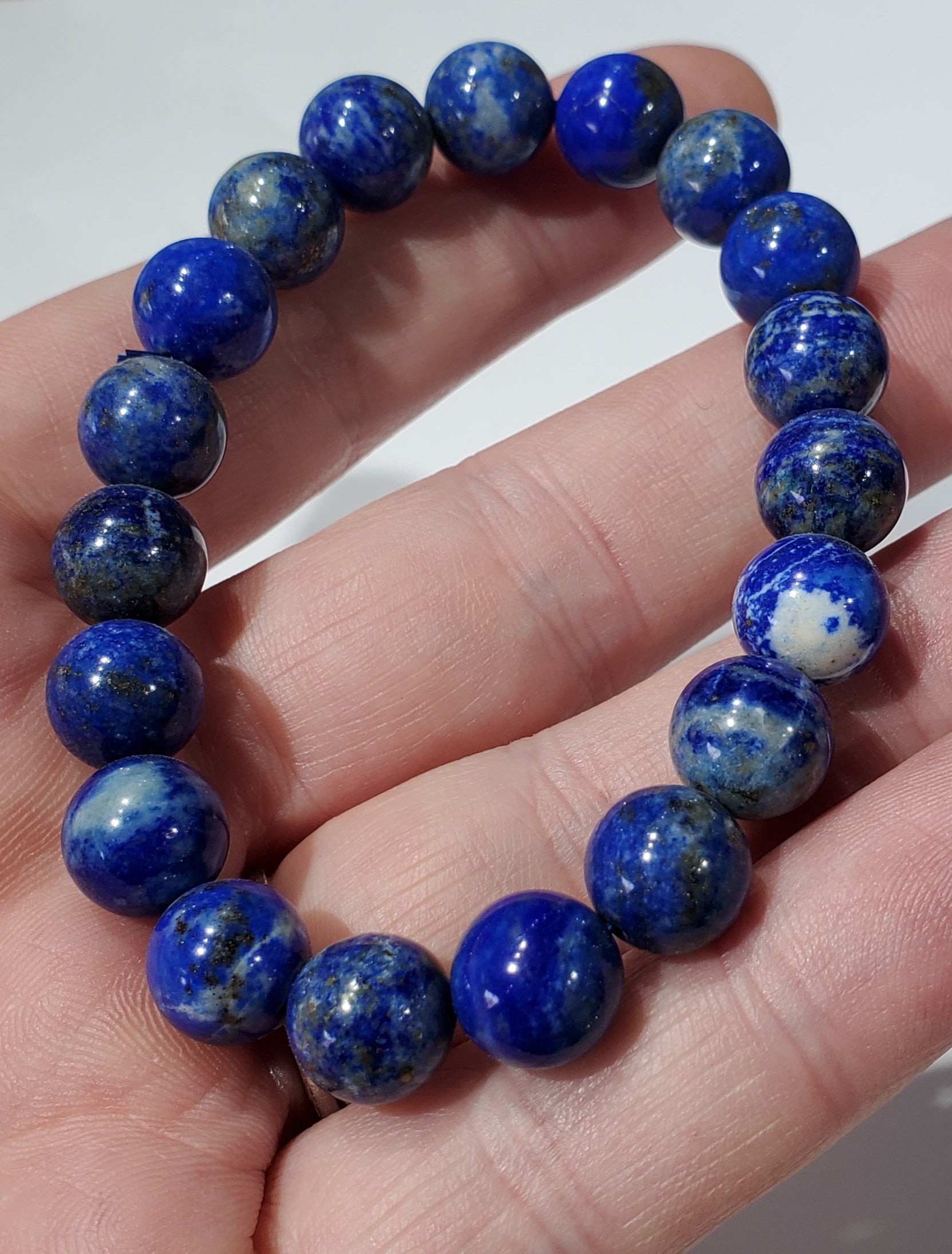 Lapis Lazuli Bracelet (large bead)