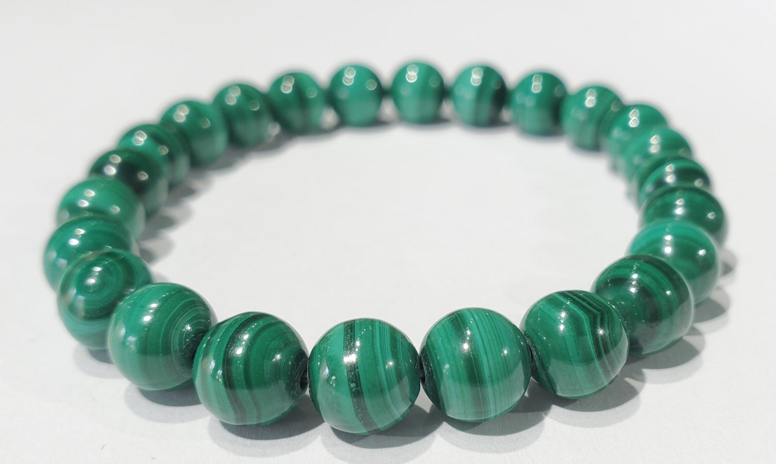 Malachite Bead Bracelet