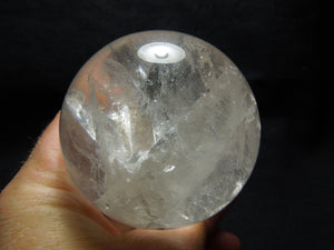 Quartz Sphere w/ Manifestion Crystals