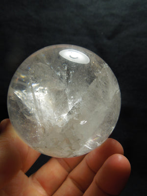 Quartz Sphere w/ Manifestion Crystals