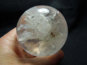 Quartz Sphere w/ Manifestion Crystals