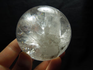 Quartz Sphere w/ Manifestion Crystals