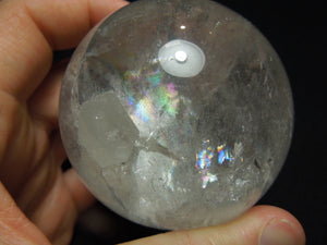 Quartz Sphere w/ Manifestion Crystals