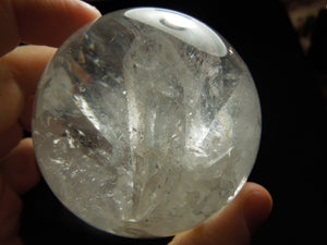 Quartz Sphere w/ Manifestion Crystals