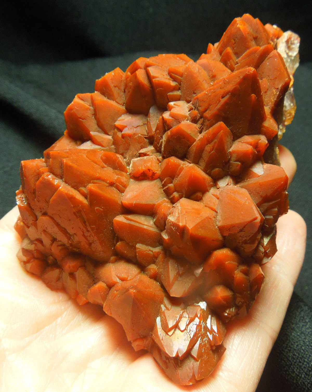Hematoid Quartz Cluster