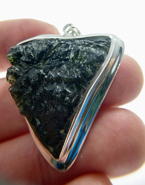 Moldavite Pendant, 14.3 grams