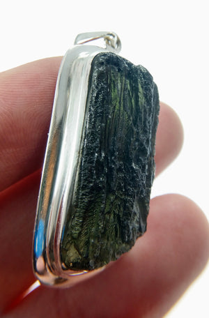 Moldavite Pendant, 11.8 grams