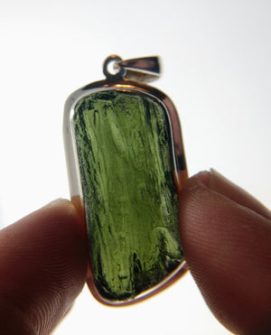 Moldavite Pendant, 11.8 grams