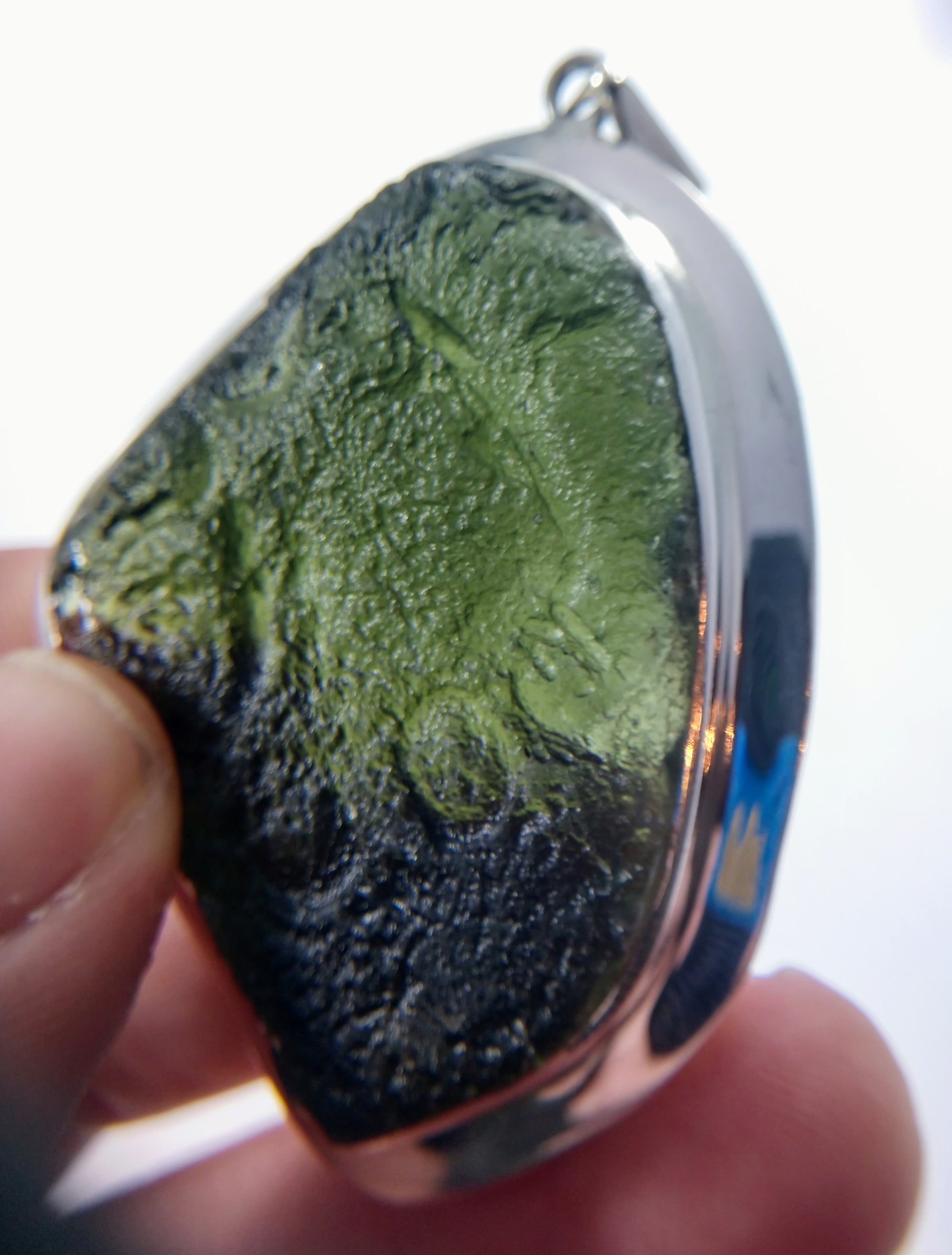 Moldavite Pendant, 35 grams