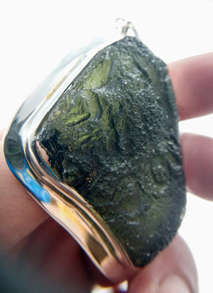 Moldavite Pendant, 35 grams