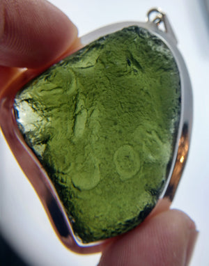 Moldavite Pendant, 35 grams