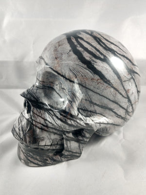 Picasso Jasper Skull, 4.15 lbs