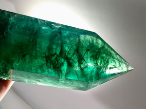 Double-Terminated Green Fluorite, 4.14 lbs