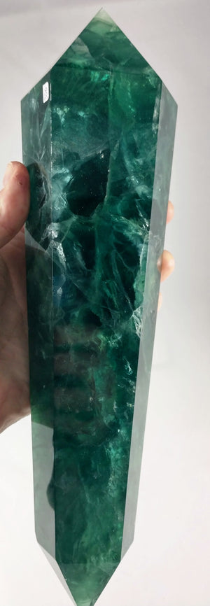 Double-Terminated Green Fluorite, 4.14 lbs